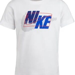 Nike Kids White Graphic T-Shirt Sz 6 NWT